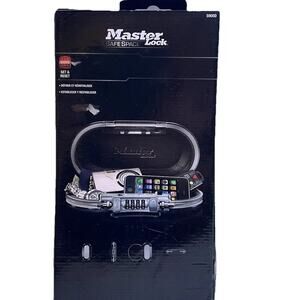 Master Lock Portable Small Lock Box, Set Your Own Combination Lock Portable